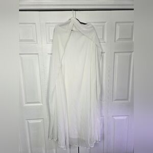 Flowy White Women's Dress
